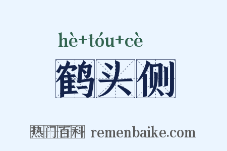 鹤头侧是什么意思的图片